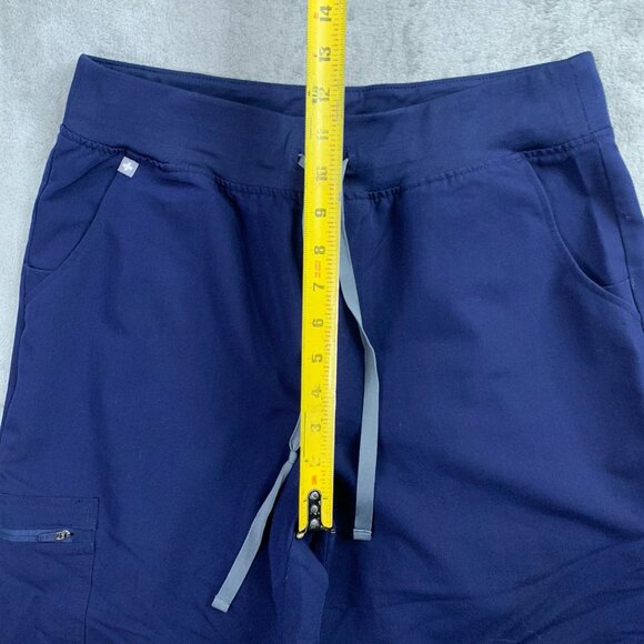 Figs Scrub Pants Womens Large Zamora Jogger Nurse Workwear Navy RN Nurse 28” - Picture 8 of 15